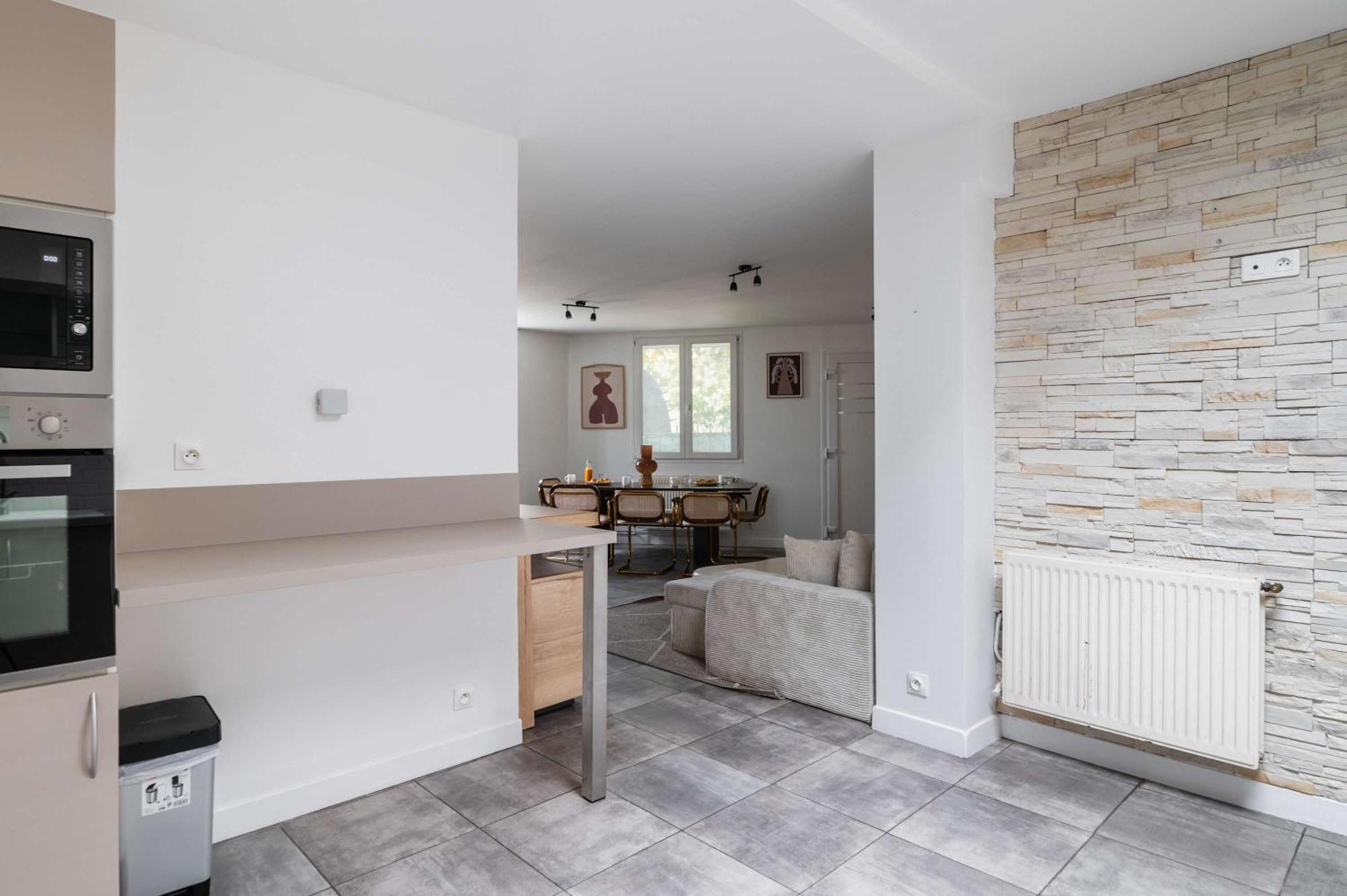 Villa Romainville Paris Pour 8 Personnes - Flat-Guest Екстериор снимка